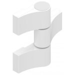 Paumelle en applique à 3 lames diam pour porte d'entrée - entraxe 93 mm - blanc signalisation 9016 la ... Paumelle en applique à 3 lames diam pour porte d'entrée - entraxe 93 mm - blanc signalisation 9016 la ...