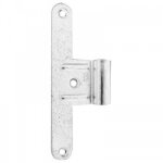 Paumelle universelle r�versible - femelle - inox bross� - 12 pi�ces monin