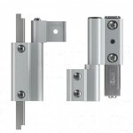 Paumelles galicube 150 kg pour fen�tres en oscillo - battants - par 2 - 9005m fapim