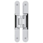 Paumelle invisible - porte lourde - 155 mm - aspect inox - tectus 3dn simonswerk