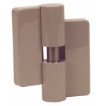 Paumelle en nylon - pour cloison modulaire - droite - blanc - tb 78 normbau