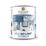 Peinture fer et mtaux antirouille blanc - deco no limit extrieur - 10 l mauler