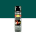 Peinture de finition - a�rosol 500 ml - vert mousse - hard hat� rust - oleum