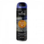 Peinture de marquage provisoire fluorescente - 3  6 mois - s - mark - jaune - x12 technima soppec