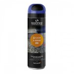 Peinture de marquage provisoire fluorescente - 3 � 6 mois - s - mark - jaune - x12 technima soppec
