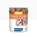 Peinture microporeuse - blanc 9016 - 2, 5 l - tous bois environnement blanchon
