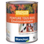 Peinture microporeuse - blanc 9016 - 1 l - tous bois environnement blanchon Peinture microporeuse - blanc 9016 - 1 l - tous bois environnement blanchon