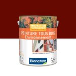 Peinture microporeuse - rouge basque 3004 - 2, 5 l - tous bois environnement blanchon