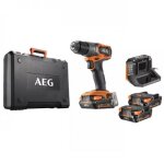 Perceuse à percussion 18v brushless + batteries 2ah et 4ah - bsb18sbl2 - x02c aeg powertools Perceuse à percussion 18v brushless + batteries 2ah et 4ah - bsb18sbl2 - x02c aeg powertools