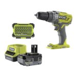 Perceuse � percussion 18v one + ? + 1 batterie 4ah + sac de transport - r18pd3 - 140sa ryobi