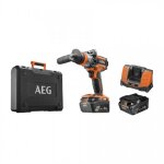 Perceuse � percussion brushless 18v + 2 batteries 5ah + coffret - bsb18cbl - 502cs aeg powertools