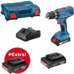 Perceuse - visseuse gsr 18v - 21 + 3 batteries 2, 0ah + chargeur gal 18v - 20 - 0615990l88 bosch