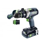 Perceuse - visseuse � percussion 18v - sans fil - quadrive tpc 18 / 4 5, 2 / 4, 0 i - plus festool