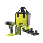 Perceuse visseuse � percussion brushless 18v one + ? + 2x2ah + 31 accessoires - rpd18bl1 - 2c20sa31 ryobi ...