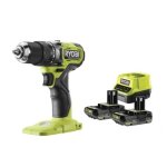 Perceuse visseuse � percussion brushless 18v one + ? + 2x2ah - rpd18bl1 - 2c20s ryobi