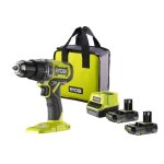 Perceuse visseuse � percussion sans fil 18v one + ? + 2x2ah - rpd18 - 2c20s ryobi