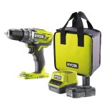 Perceuse visseuse sans fil 18v one + ? + 1 batterie 2ah - r18dd3 - 120s ryobi