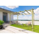 Pergola en bois lamell - coll - barcelona - 4, 2x3 m maderland