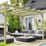 Pergola en bois massif cambados 3x3 m maderland
