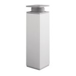 Pied de meuble réglable - aluminium - tube carré 40x40 mm - 80 mm gtv Pied de meuble réglable - aluminium - tube carré 40x40 mm - 80 mm gtv