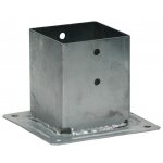 Pied de poteau carr� sur platine - acier galvanis� - ppjbt90 simpson strong - tie