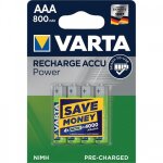 Piles rechargeables - aaa - pack de 4 - capacit� 800 mah - ni / mh varta