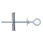 Piton � bascule avec oeil pour faux plafond ing fixations