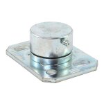 Pivot bas sur platine - � roulement - pour portail acier - 87 pst - m comunello