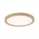 Plafonnier led effet bois atria shine backlight 16w 3000k paulmann