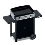 Plancha gaz 65cm inox sur chariot - combo initial 65 eno