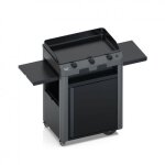 Plancha gaz 75 cm sur chariot - combo fusion 75 eno