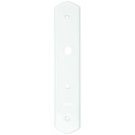 Plaque d�condamnation pour poign�e de porte - porcelaine blanche m�rigous