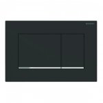 Plaque de commande - double touche - sigma 30 - facile � nettoyer noir mat geberit