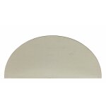 Plaque de propret� aluminium demi - lune - adh�sive - 150x300 mm duval