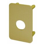 Contre - plaque de renfort - verrou  cylindre rond 25 mm - radialis vachette