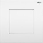 Plaque de commande urinoir visign for style 21 pour syst de chasse prevista 8611. 2 - blanc alpin viega ...