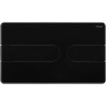 Plaque de commande de wc visign for style 23 pour rservoir prevista 8613. 1 - noir brillant viega