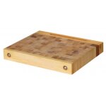Plateau de billot en bois de bout - 500 x 600 x h. 80 mm outifrance
