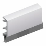 Plinthe de bas de porte � brosse - support pvc - 3 m - blanc - pds - b ellen