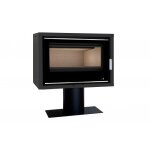 Pole  bois 9 kw - avec support pied rond - sl - 795 - s - base portimao termofoc