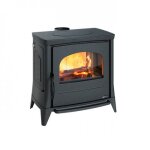 Pole  bois catalytique en fonte 11, 9 kw noir anthracite - lavinia eos la nordica extraflame