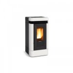 Pole  granuls canalisable - 12 kw - wifi - blanc - lucia plus la nordica extraflame