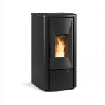 Po�le � granul�s �tanche - 7 kw - r�servoir 11 kg - noir - lina top la nordica extraflame