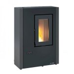 Pole  granuls extra plat ventil 7 kw - luisella 5. 0 maxi gris graphite la nordica extraflame