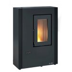 Pole  granuls extra plat ventil 7 kw - luisella 5. 0 maxi noir la nordica extraflame