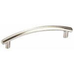 Poign�e barre courb�e en zamak - entraxe 96 mm cadap