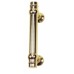 Poign�es de tirage pour porte battante - laiton poli - 1200 bouvet