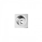 Poignée cuvette carrée - pour porte à galandage - série ez1705q - poli karcher design Poignée cuvette carrée - pour porte à galandage - série ez1705q - poli karcher design