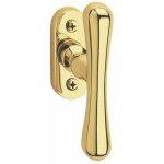 Poign�e de fen�tre � bouton - valencia - laiton poli hoppe