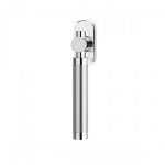 Poigne de fentre new york ef654 rosace ovale - oscillo - battant - poli satin karcher design